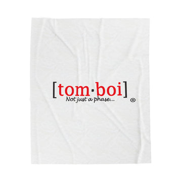 Tomboi Classic Velveteen Plush Blanket