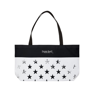 Tomboi Classic White Weekender Tote Bag