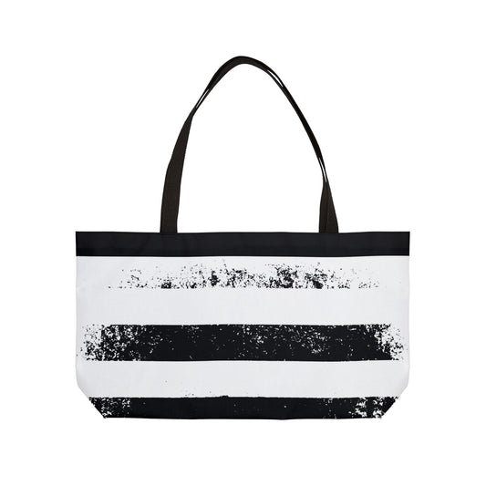 Tomboi Classic White Weekender Tote Bag