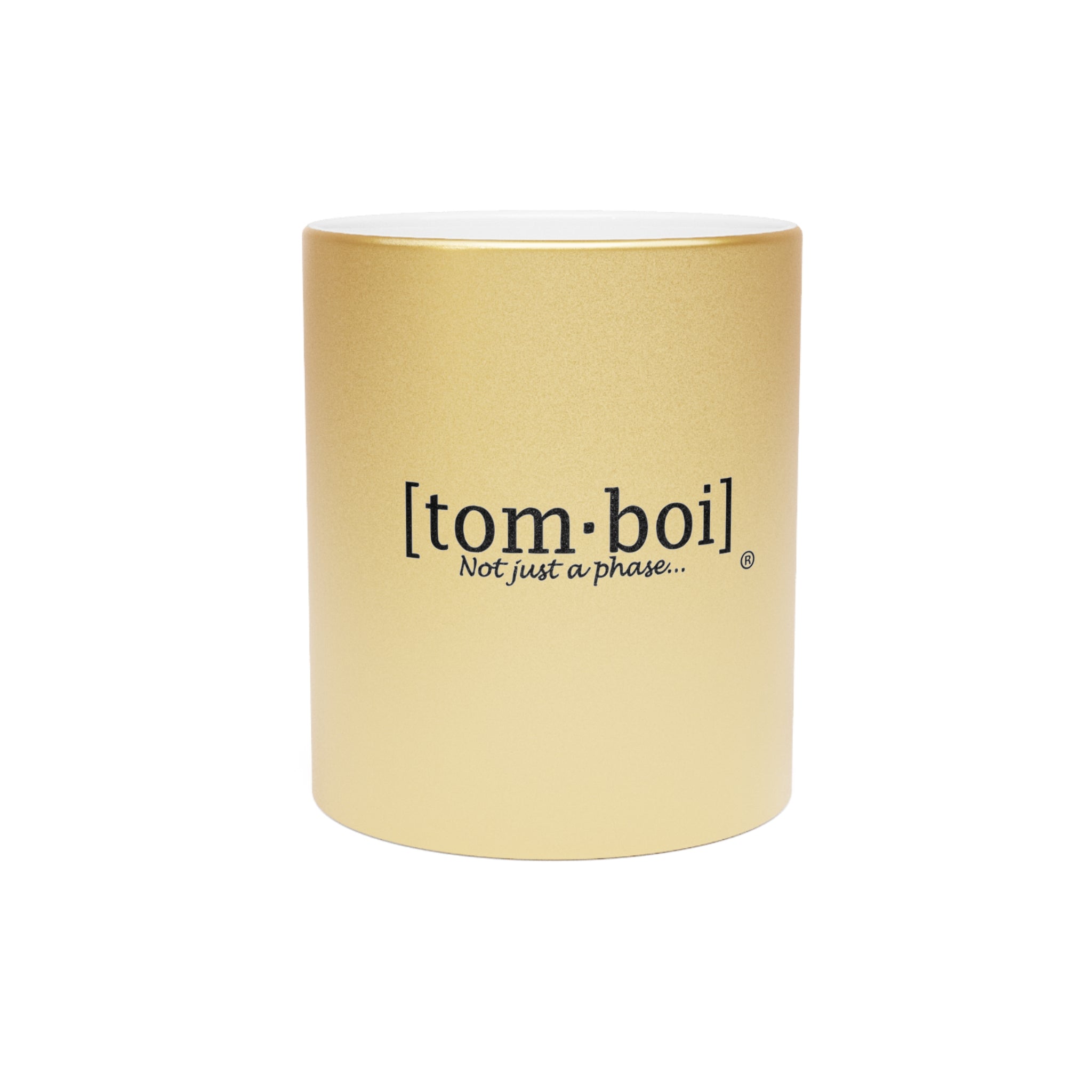 Tomboi Classic Metallic Mug (Silver\Gold)
