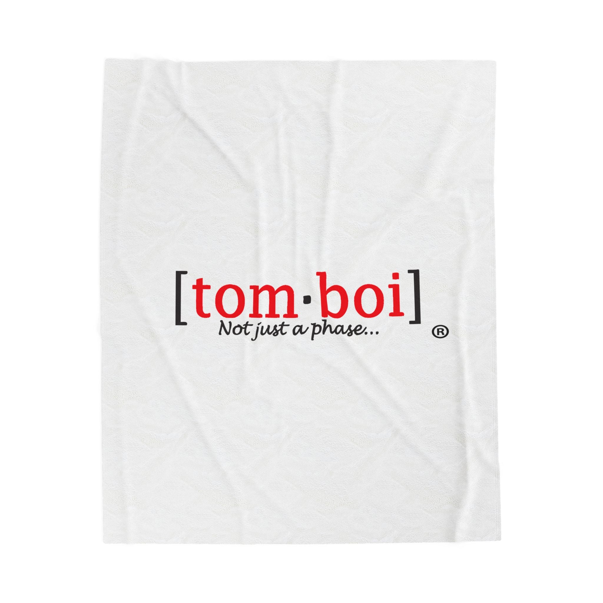 Tomboi Classic Velveteen Plush Blanket