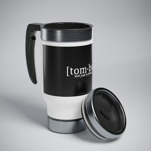 Tomboi Stainless Steel Travel Mug with Handle, 14oz